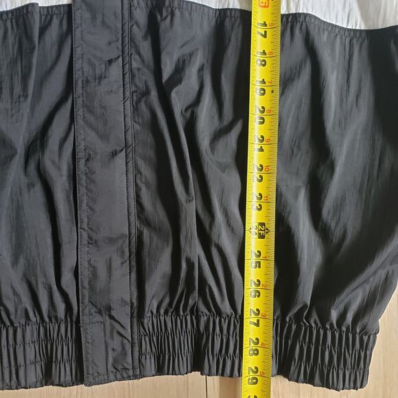 VTG Windbreaker Jacket Live Fast Men XL Stefano Ripstop Outdoor Mock Neck Bomber - Picture 6 of 9